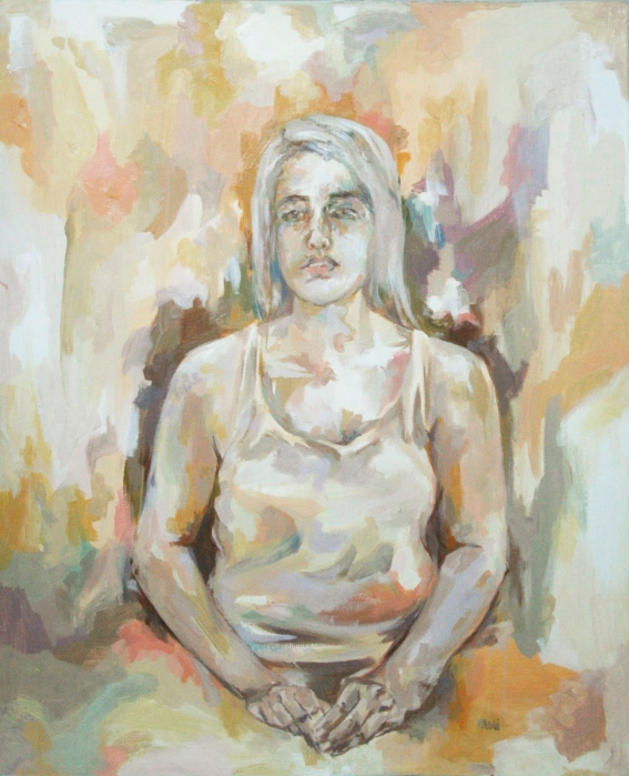 retidão (auto-retrato) (1 m x 80 cm)